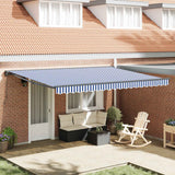 Struttura della tenda Blu e Bianco 450  300 cm