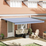 Struttura della tenda Blu e Bianco 450  300 cm