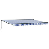 Struttura della tenda Blu e Bianco 450  300 cm