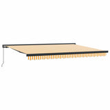 Tenda Retrattile Arancione e bianco 450  300 cm