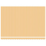 Tenda Retrattile Arancione e bianco 450x300 cm Tessuto