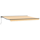 Struttura della tenda Giallo e Bianco 450  300 cm