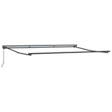Tenda Retrattile Antracite 450  300 cm Poliestere e Metallo