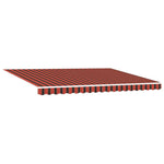 Tenda Retrattile Arancione e Marrone 450  300 cm