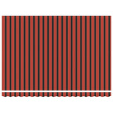 Tenda Retrattile Arancione e Marrone 450x300 cm Tessuto