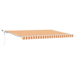 Tenda Retrattile Giallo e Arancione 450  300 cm