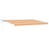 Tessuto per Tenda Giallo e Arancione 450  300 cm Poliestere