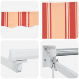 Tenda da Sole Giallo e Arancione 450 x 300 x 165 cm