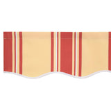 Tenda retrattile Giallo e Arancione 450 x 300 x 165 cm