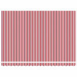 Tenda Retrattile Rosso e Bianco 450  300 cm Tessuto e Metallo