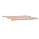 Tenda Retrattile Multicolore 450  300 cm Tessuto, Metallo