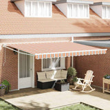 Tenda da Sole Multicolore 450  300 cm Poliestere e Metallo