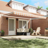 Tenda da Sole Multicolore 450  300 cm Poliestere e Metallo