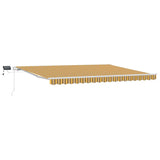 Tenda retrattile Multicolore 450  300 cm Tessuto e Alluminio