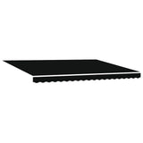 Tenda Retrattile Nero 450  300 cm Tessuto, Metallo