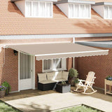 Tenda retrattile Beige 450 x 300 x 165 cm