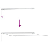 Tenda retrattile Bianco 450 x 300 x 165 cm