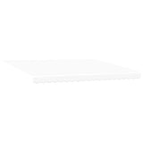 Tenda retrattile Bianco 450  300 cm Tessuto e Alluminio