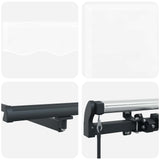 Tenda retrattile Bianco 450  300 cm Poliestere e Alluminio
