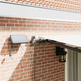 Tenda retrattile Bianco 450  300 cm Tessuto e Alluminio