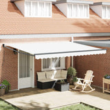 Tenda retrattile Bianco 450 x 300 x 165 cm