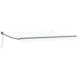 Tenda retrattile Bianco 450 x 300 x 165 cm Poliestere e Metallo