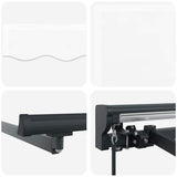 Tenda Retrattile Bianco 450x300 cm Tessuto