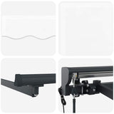 Tenda Retrattile Bianco 450x300 cm Tessuto