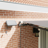 Tenda retrattile Grigio Chiaro 450  300 cm Tessuto e Alluminio