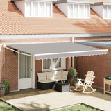 Tenda retrattile Grigio Chiaro 450 x 300 x 165 cm
