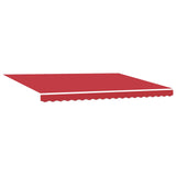 Tenda da Sole Rosso 450 x 300 x 165 cm Poliestere e Metallo