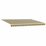 Tenda Retrattile 450  300 cm Verde e giallo