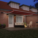 Tenda Retrattile arancione e marrone 450  350 cm