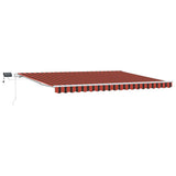 Tenda Retrattile arancione e marrone 450  350 cm