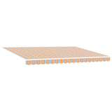Tenda retrattile Multicolore 450  350 cm Tessuto e Alluminio