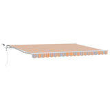 Tenda Retrattile Multicolore 450  350 cm Poliestere e Metallo
