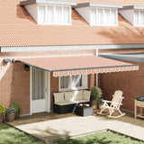 Tenda retrattile Multicolore 450  350 cm Tessuto e Alluminio