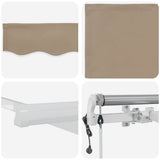 Tettuccio Elettrico Retrattile Beige 450  350 cm