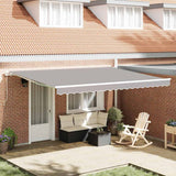 Tenda retrattile Grigio chiaro 450 x 350 x 165 cm