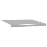 Tenda retrattile Grigio Chiaro 450  350 cm Tessuto e Alluminio