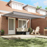Tenda retrattile Grigio Chiaro 450  350 cm