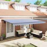Struttura della tenda Blu e Bianco 500  300 cm