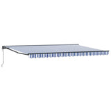 Struttura della tenda Blu e Bianco 500  300 cm