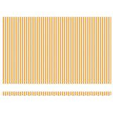 Tenda Retrattile Arancione e bianco 500x300 cm Tessuto