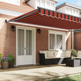Tenda retrattile Arancione e Marrone 500 x 300 x 165 cm