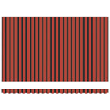 Tenda Retrattile Arancione e Marrone 500x300 cm Tessuto