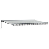 Struttura della tenda Antracite e Bianco 500  300 cm