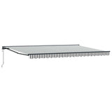 Struttura della tenda Antracite e Bianco 500  300 cm