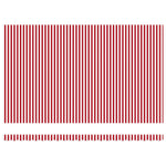 Tenda Retrattile Rosso e Bianco 500  300 cm Tessuto e Metallo