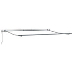 Tenda Retrattile Rosso e bianco 500  300 cm Tessuto